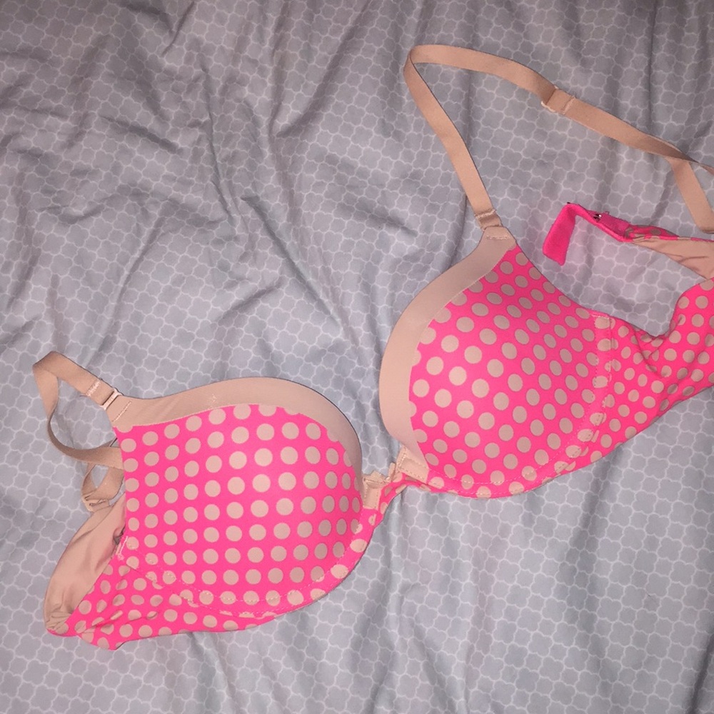 Victoria’s Secret Pink 34A Polka Dot Campus PushUp